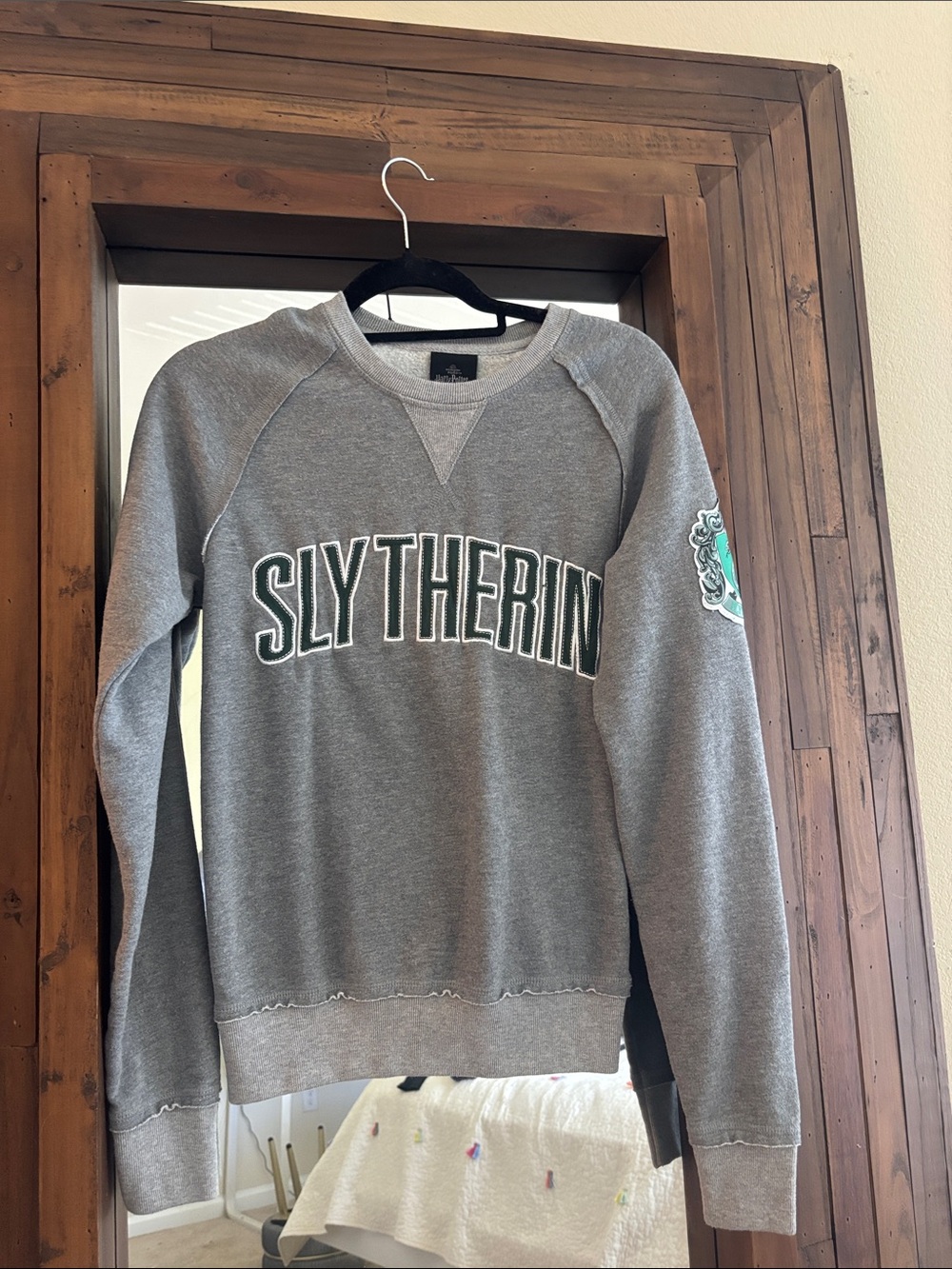 Slytherin Crewneck Sweatshirt - Gray